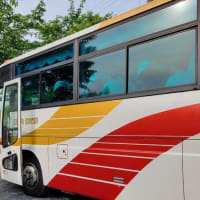 「修学旅行出発」