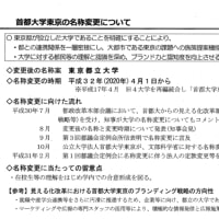 首都大学東京の同窓会会報の中で 変な名前の大学名 といわれているよ 首都大学東京の将来