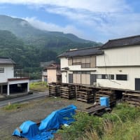芦北町白石地区復興工事中