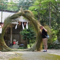梅雨明けの夏！茅の輪くぐりでみんなの無病息災を祈願してきました！