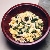 ＜ 郷土料理 ＞　福島　凍豆腐の卵とじ