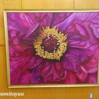 俳優で画家の「左時枝」さんの「油絵個展」開催さる！！
