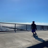 夏空と海