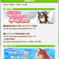 ウマ娘プリティーダービーを遊ぶ　シンコウウインディお迎えとヴィルシーナ実装と……編