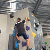 スポーツクライミング（壁登り）初挑戦