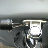 バイク ドラレコ VANTRUE F1 取り付け　2025.04.13