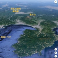 富士橋の上から。