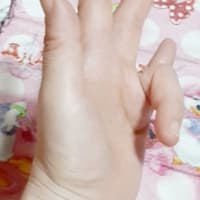 左手の、、