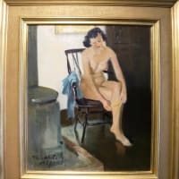 父が購入した作品と同じく・・　裸婦　木下孝則画　1955年　その３５