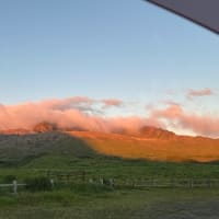 今日のご質問にお答えしてと、昨日の夕方の阿蘇の風景とか