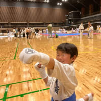 こどもの日に空手練習試合に参加する仁くんin横浜武道館 2023年