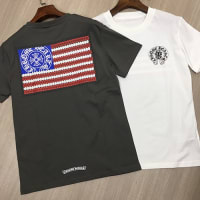 chrome Heart (クロムハーツ) USA star flag Tシャツ
