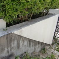 外壁塗り直し：ポスト周り内側