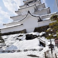 雪の会津若松、鶴ヶ城