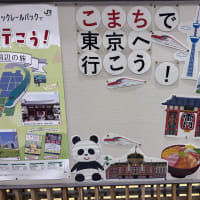 東京はパンダ　こまちで帰ります