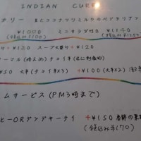 松本市蟻ヶ崎の「カフェ・れら」で手ごねハンバーグのスープカレー。さらさら系スープが好みです。