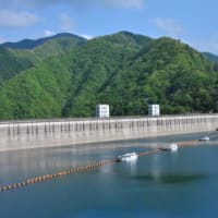 青梅、奥多摩ドライブ　小河内ダムの湖面輝く　　7