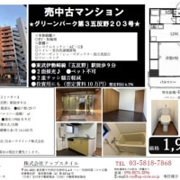 リコメンド売買物件「グリーンパーク第三五反野203」