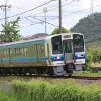 岡山の列車（213系普通列車）