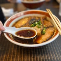 黒いスープの浜松忍者系ラーメン