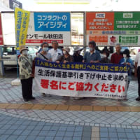 生活保護基準引下げ違憲裁判、最高裁で必ず勝利させよう！