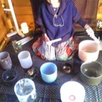 Akiさんによるクリスタルボールミニコンサート終了しました