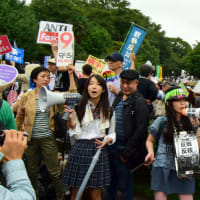 戦争法案 安倍政権退陣！8.30国会１０万人全国100万人大行動