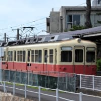 高松琴平電鉄 琴電琴平(2025.6.25) 旧京急 １０７１Ｆ＋ファンタンゴレッド復刻塗装車 １０８７Ｆ留置車