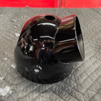 サイドカバー&ライトケースのペイントです。