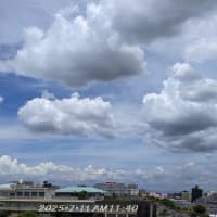 朝、４時半に目覚めた時の素晴らしい朝焼け２０２５・７・１１の事でした
