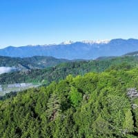 高津屋森林公園上空からの風景＆長野県林業コンサルタント協会理事会