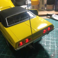 ⑦マイクロエース　ダッジチャレンジャーモーターライズプラモデルラジコン化