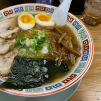 カナキン亭藤枝本店　中間そば中盛り卵付き
