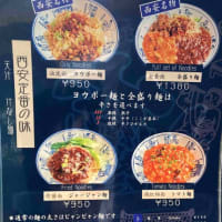 ヨウポー麺をビャンビャン麺で　西安麺荘 秦唐記 新川本店
