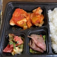 副菜がローストビーフ。