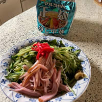 冷やし中華は袋麵で