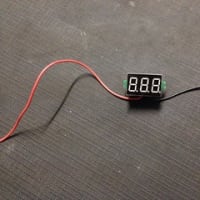 GX750 電圧計の取り付け