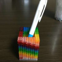 ナノブロックでペン立てを作る #ナノブロック #nanoblock #ペン立て
