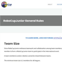 RoboCupJunior General Rules が改版されたようだ !?