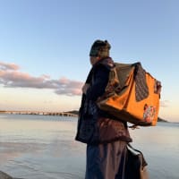 平安座島の夕陽