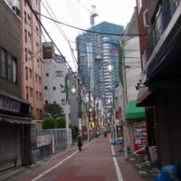 ビルの底辺に