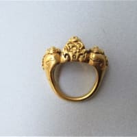 古代ヒンドゥーの金製指輪