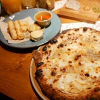 イタリアンで夕ご飯　富士山