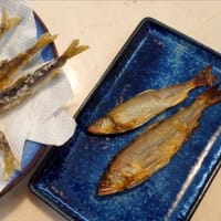 【食】鮎の唐揚げ・塩焼き