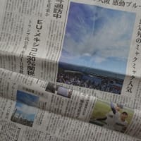ブルーインパルスの展示飛行