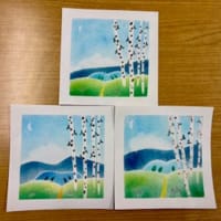 新緑のパステルアート