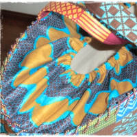 african print  earrings  ＆　 bag