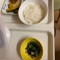 ガストの食事と、病院食。