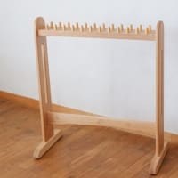 くるみの木のタオル掛け