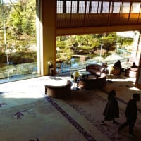 A view of the Japanese garden☆常磐ホテル・山梨県
